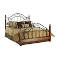 Frisco Bed - Matte Black/ Maple Finish