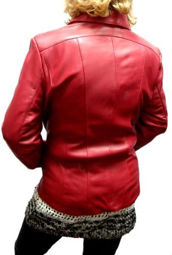 Tibor Design Timeless Two-Button Leather Blazer-Brown-2XL