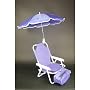 Redmon Baby Beach Chair and Matching Umbrella, Purple