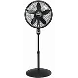 Best Price Lasko 1843 18 Adjustable Cyclone Pedestal Fan 3-speeds Black