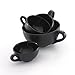 Nigella Lawson Bliss Measuring Cups, Set of 4, Black