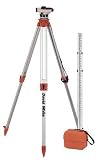 David White 45-8932-1 31X Automatic Optical Level Package with Tripod, Rod, and Carrying Case