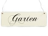 Produkt-Bild: Vintage Deko Schild T&uuml;rschild GARTEN Shabby Nostalgie Landhaus Impression Wandschild