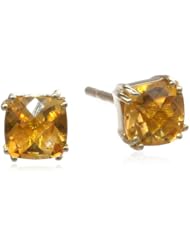 10k Yellow Gold, November Birthstone, Citrine Earrings