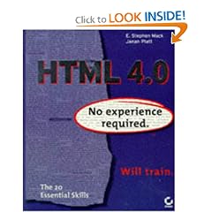 Html 4.0: No Experience Required.
