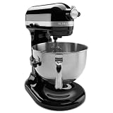KitchenAid KP26M1XOB Professional 600 Series 6-Quart Stand Mixer, Onyx Black