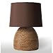 Barbara Cosgrove Basket Bee Hive Faux Silk Shade - Brown