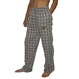 Mens NFL Jacksonville Jaguars Plaid Cotton Thermal Sleepwear / Pajama Pants - Grey & White (Size: L)