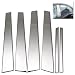 05-07 MERCEDES-BENZ E-CLASS W211 6PC CHROME DOOR PILLAR TRIM COVERS