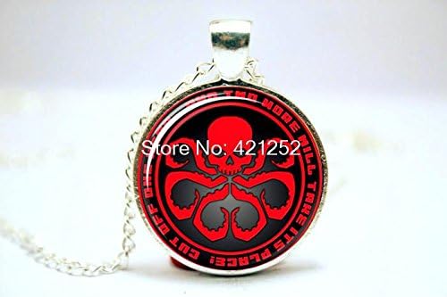 ArtShop Fashion Jewelry Hydra Necklace Hydra Pendant Glass Photo Cabochon Necklace Christmas gift