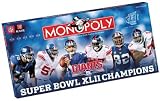 New York Giants Super Bowl 42 Champions Monopoly