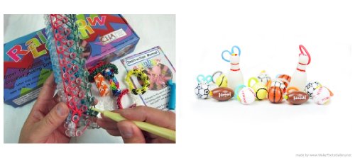 Rainbow Loom Complete Kit and goloops Sports Assortment Charms for