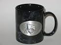 NEW JERSEY NETS 11 oz. Black MARBLE COFFEE MUG with Pewter Logo