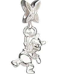 Chamilia Silver Disney Winnie the Pooh Butterfly Bead Charm