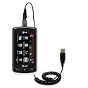 Klassisches USB Kabel f&uuml;r LG GR500 mit Hot Sync und aufladen Einsatzm&ouml;glichkeiten - von Gomadic mit TipExchange Technology