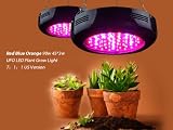 Red Blue Orange 90w 45*3w UFO LED Plant Grow Light 7:1:1 US Version