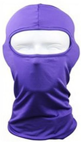 ZPS Fashionable Brand New Ultra Thin Ski Bike Football Helmet Reflective Cs Face Mask Sports (Purple)