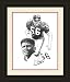 New York Giants Framed Lawrence Taylor (LT) New York Giants By Michael Mellett NFL Football Image