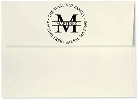 Personalized Return Address Stamp, Self Inking Address Stamp, Monogram Address Stamp