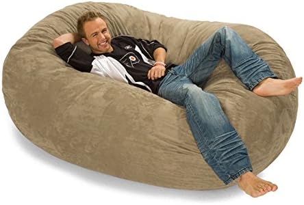 Relax Sack 6 ft. Foam Textured Microfiber Bean Bag Lounger
