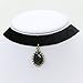 TISDA 9PCS Fashion Women Jewelry Black Tattoo Choker Necklace Elastic Adjustable For Party