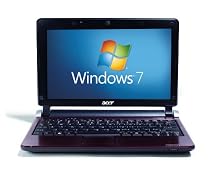 Acer Aspire One D250, 10.1-Inch LED LCD Netbook, Intel Atom N270, 1 GB RAM, 160 GB, Windows 7 Starter & Android, up to 6 Hours Battery Life, Webcam, (Red)