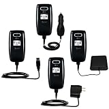 Road Warrior Kit for the LG CE110 includes a Car & Wall Charger AND USB cable AND Battery Extender - Gomadic Brand w/ TipExchange Technology
