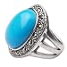Silver Rings for Women Turquoise Rings US Size 4 (rng363a)