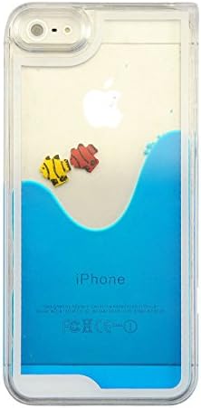 Kate Sister : Iphone 5 and 5s Aquarium Swimming Free Flow Fish Transparent Hard Case
