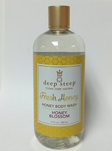 Deep Steep Fresh Honey Body Wash (Honey Blossom), 17oz