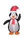 4' Airblown Inflatable Festive Penguin Lighted Christmas Yard Art Decorations