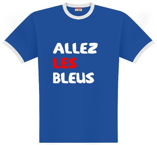 World of Football Ringer T-Shirt Allez les bleues – 128