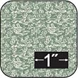 1:24 Scale French Champagne Toile Reverse Green Cotton Fabric -for Dollhouse Miniatures