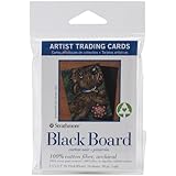 Pro-Art Strathmore Artist Trading Cards, 2.5 by 3.5-Inch, Black, 10-Pack