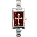 Limited Edition Nero Corvo Italian Charm Rectangle Watch Skull Cross Goth