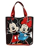 Loungefly Mickey and Minnie Tote (Black/Red)