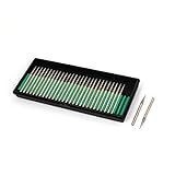 uxcell ダイヤモンドバー　 マウントポイント　合金製シルバートーン　3mmx45mmmx15mm 30個入り