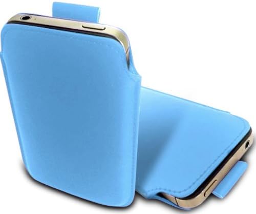N E Fing Light Blue PU leather pull tab case for Vertu Constellation Ayxta(s)