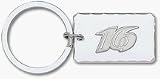 Greg Biffle 7/16" Sterling Silver Medium "16" on Nickel Plated Key Chain
