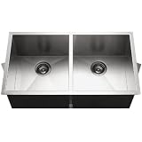 Buy Houzer CTD-3350-1 Contempo 33-by-18-Inch Double Bowl Undermount Stainless Steel... by HOUZER