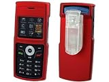PREMIIUM RED RUBBER COATED PROGUARD COVER HARD CASE (With Optional Detachable Swivel Belt Clip) for SAMSUNG A727 - RETAIL PACKAGING