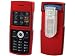 PREMIIUM RED RUBBER COATED PROGUARD COVER HARD CASE (With Optional Detachable Swivel Belt Clip) for SAMSUNG A727 - RETAIL PACKAGING