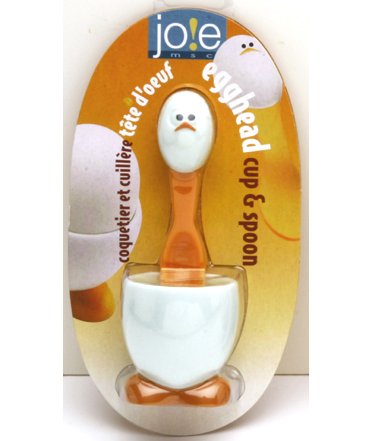 Egghead Egg Cup and Spoon by MSC