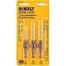 DEWALT DW2535 RAPID LOAD SYSTEM 3 PC. COUTERSINK SET