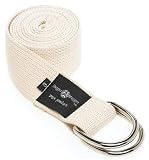 Hugger Mugger D-Ring Yoga Strap 6-Foot (Natural)