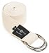 Sporting Goods : Hugger Mugger D-Ring Yoga Strap 6-Foot (Natural)