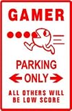 GAMER PARKING play computer role fun sign
