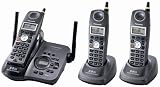 Panasonic KX-TG5633B 5.8 GHz FHSS GigaRange  Digital Cordless Answering System with Three Handsets