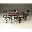 A-America BRI-OB-2-85-K British Isles Napoleon Chair in Oak and Black