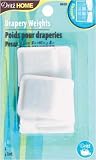 Dritz Drapery Weights 1 Inch Square With Tab-4/Pkg
